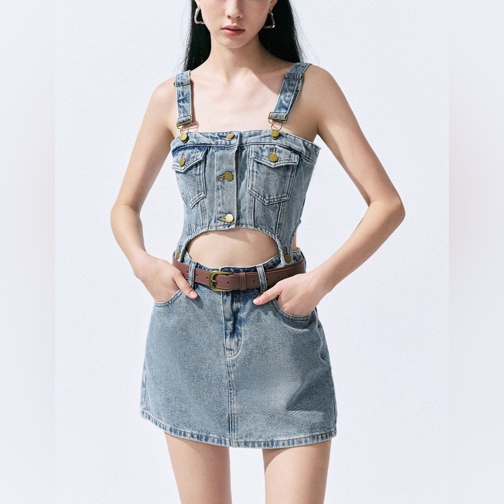 Urban Revivo Women's Denim Dress - US 14